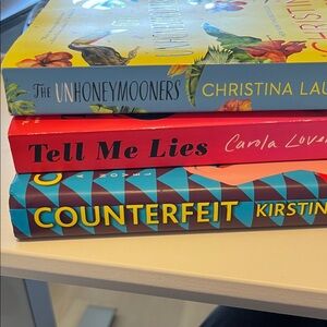 Three Book Bundle! Unhoneymooners, Tell Me Lies & Counterfeit